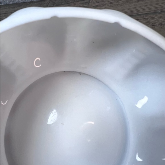 Floral Ceramic Bowl with Purple Accents - Picture 3 of 7